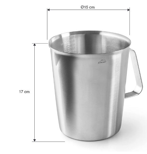 JARRO MEDIDOR 2L INOX